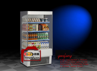 The convenience shop wind curtain cabinet / freezer / display cabinet