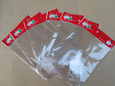 OPP Santa Claus self-adhesive bag gift bag