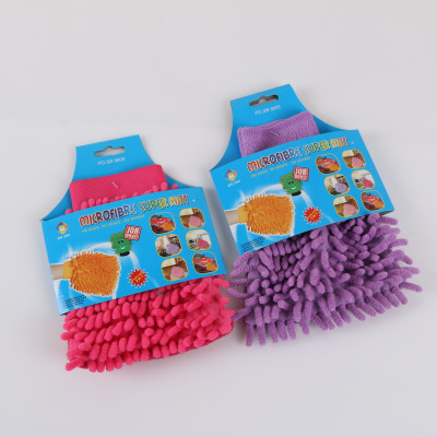 Chenille gloves scrub gloves cleaning dust removal tools