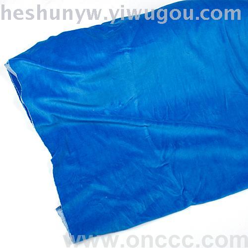 蓝色天鹅绒布料 ........