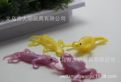 TPR toy new strange soft sticky toy frog lizard