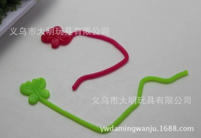 New unique soft material sticky strange toy TPR soft material butterfly