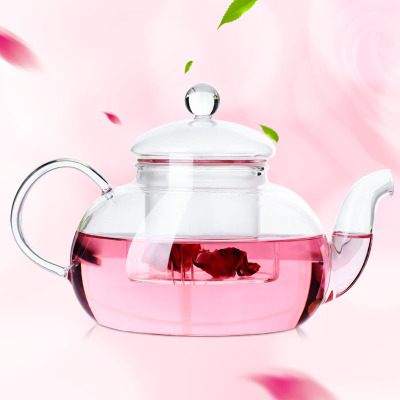 Heat-Resistant Exquisite Teapot Glass Pot Cold-Resistant Heat-Resistant Borosilicate Glass Pot Safe and Exquisite Sanitary Kung Fu Tea Set