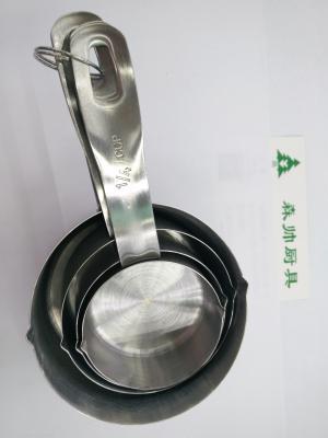Baking Tool Stainless Steel 4-Piece Measuring Cup Measuring Spoon Set Measuring Spoon Seasoning Spoon Ml Spoon