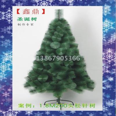 Christmas tree pine needle tree luxury tree tree ornaments 12cm leaves loose needle tree