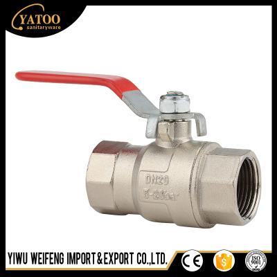 Manufacturers selling brass ball valve two piece double wire outlet valve manual ball valve