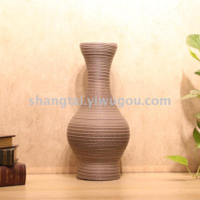 Chinese Retro Southeast Asian Style Handmade Bamboo Woven Vase Flower Flower Container CD-018