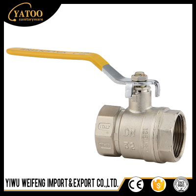 The handle of the valve and valve screw thread ball valve brass copper nickel