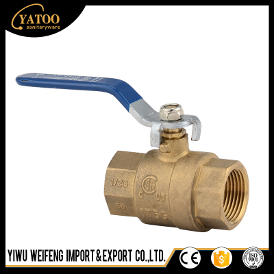 Factory direct sales two pieces of brass ball valve