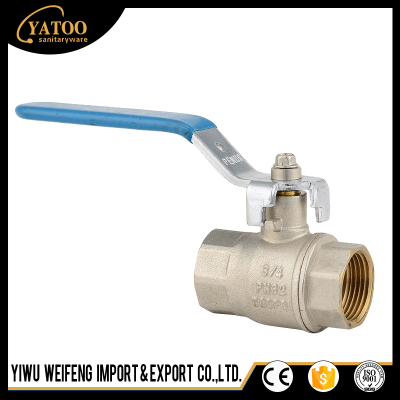 Foreign trade export internal thread two piece brass ball valve full copper handle valve