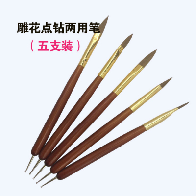 Factory direct nail point auger pen set auger pen 5 sets point auger pen fashion nail tools wholesale