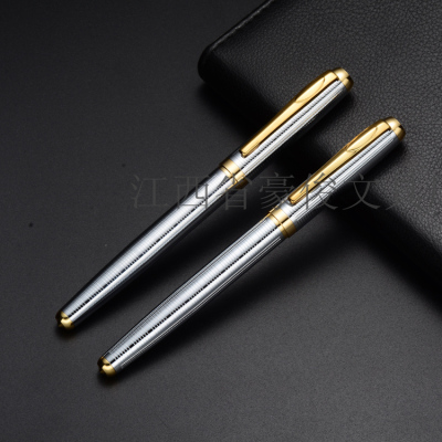 Manufacturers specializing in the production of metal ballpoint pen hotel exhibition promotion metal custom advertising gift set pens