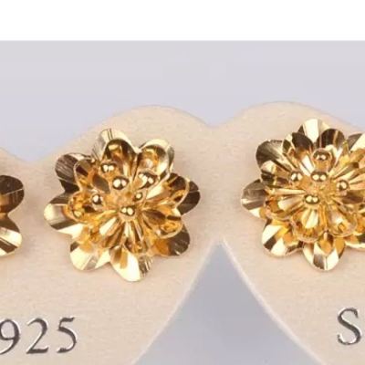 Metal Crafts Decorative Accessories Multi-Layer Combined Scented Tea Shoe Buckle Flower Brooch Corsage Accessories