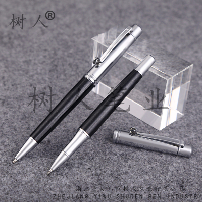 Printing and painting metal ball point pen