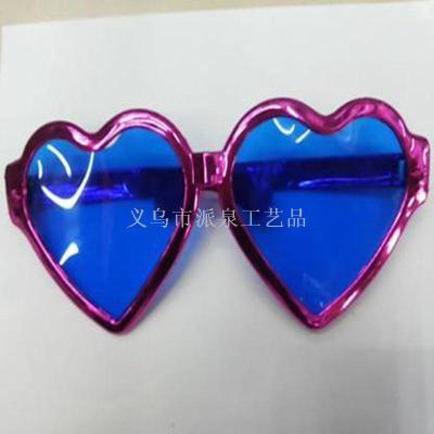 Manufacturers supply new ball glasses super multicolor heart glasses