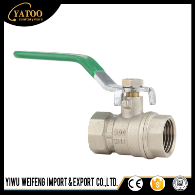 Factory direct sales brass ball valve two piece brass ball valve