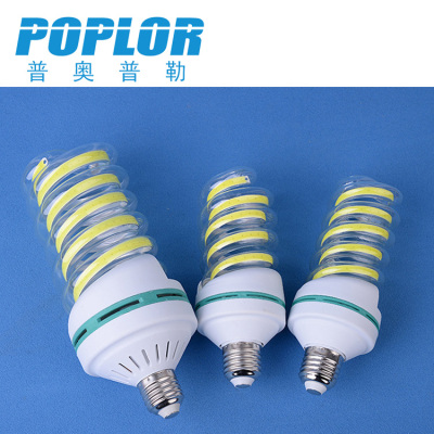 LED corn lamp / 5/7/9/12/16/20/24/32/40W environmental protection / spiral shape /COB bulb / energy saving