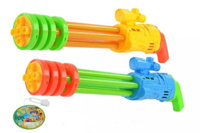 Children's toys wholesale gun series play sand play in the water Gatlin water cannon 55CM bag