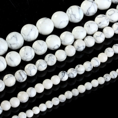 A006 natural white Turquoise crystal beads beads beads semi-finished products