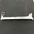Double Plywood Glass Holder Stainless Steel Column Hook