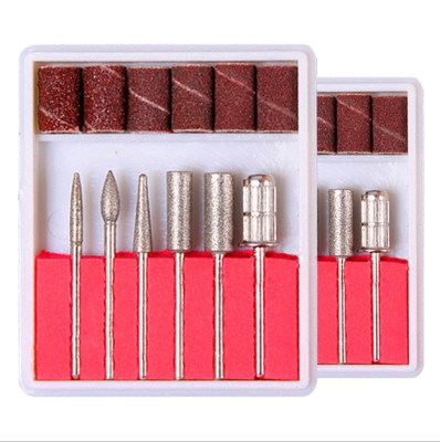 Factory direct spot quality nail polish (6 pieces) spot supply of 6 pieces of grinding head