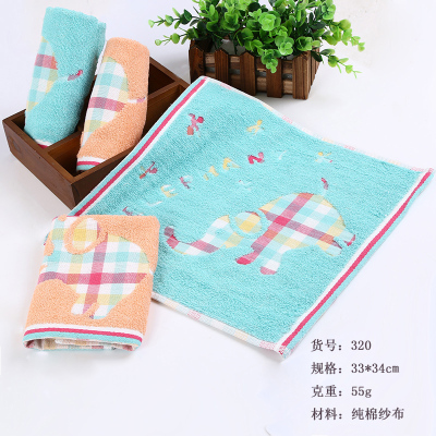 Absorbent cotton gauze towel jacquard towel for daily necessities in Yiwu