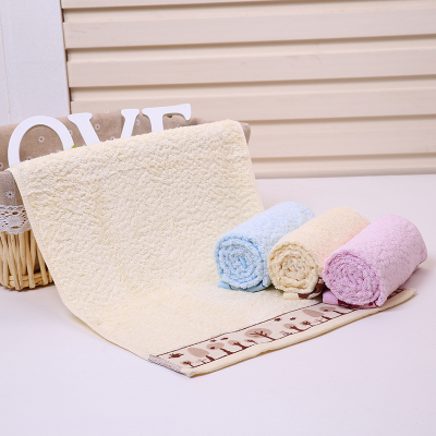 The whole section of bamboo fiber towel edge antibacterial deodorant absorbent towel towels