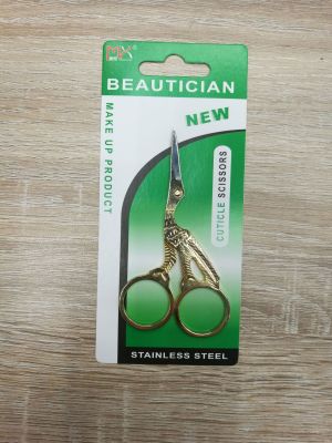 Gold Plated crane crane shear shear beauty scissors scissors retro hezuishou cut