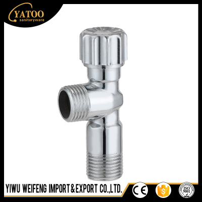 304 triangle valve cold and hot water switch full copper zinc alloy angle valve stop valve