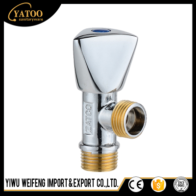Cold and hot water 304 stainless steel water stop all copper triangle valve zinc alloy angle valve
