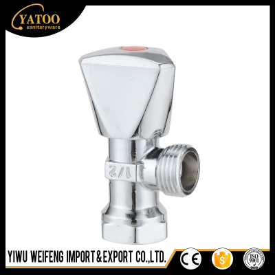 304 triangle valve cold and hot water switch full copper zinc alloy angle valve stop valve