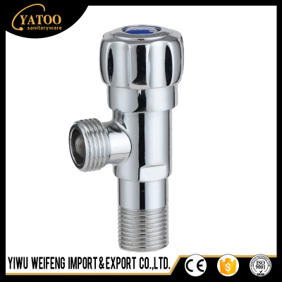 Triangle valve cold and hot water switch all copper European zinc alloy angle valve stop valve