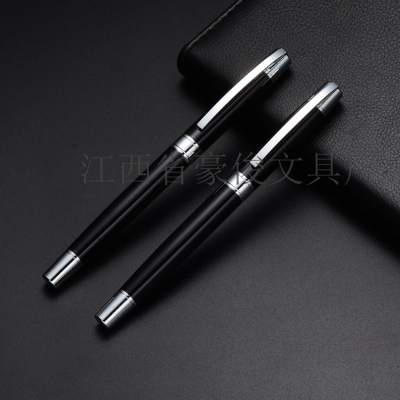 Neutral metal pen custom logo black pen neutral pen neutral pen manufacturer direct sale
