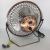 USB large bronze electric fan.