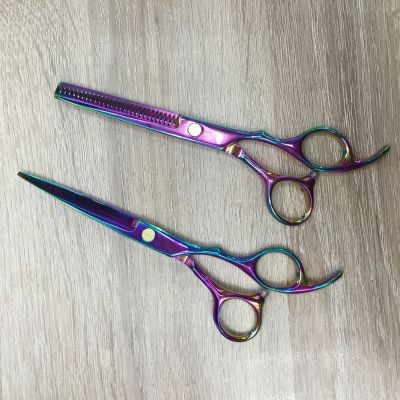 High quality colorful Hairdressing Scissors Salon shears scissors hair thinning scissors scissors