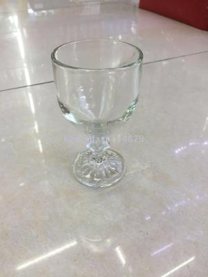 Stock Small Mechanism Goblet Transparent Wine Glass