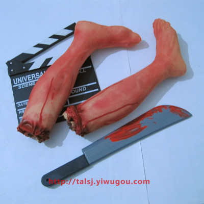 Leg leg stump Halloween Horror realistic film props