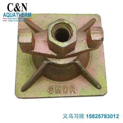 Manufacturers supply tightening nut cap nut forging square disc three claw building nut