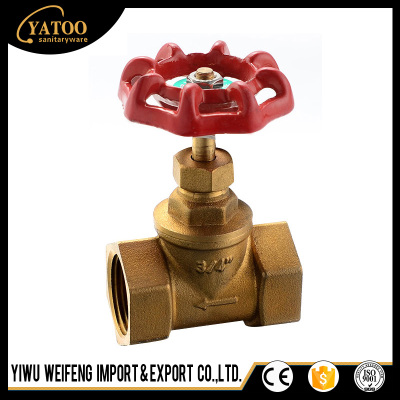 Manufacturer of brass manual manual thread one-way two way gate valve