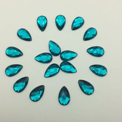Acrylic diamond, 4 * 6 mm - 20 * 30 mm flat mesh water droplets