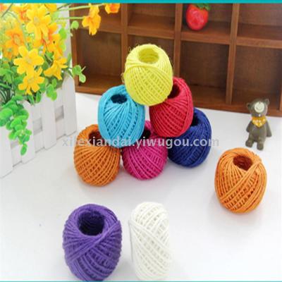 Factory direct sale 2 50 meters colorful twine 2mm thick