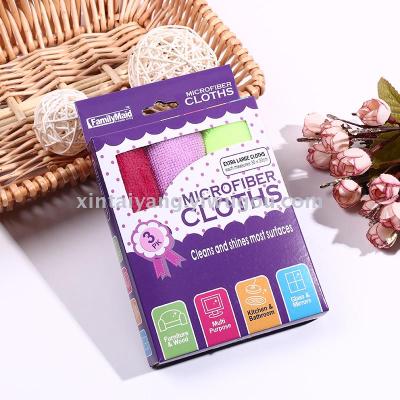 Superfine fiber kitchen towel wipes water can not afford to wipe the table cloth, New Boxed