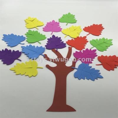 DIY green color kindergarten primary school decoration EVA small tree Festival classroom dress up