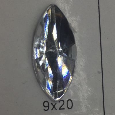 7 acrylic diamond *15mm-9*20mm pingma eye satellite surface