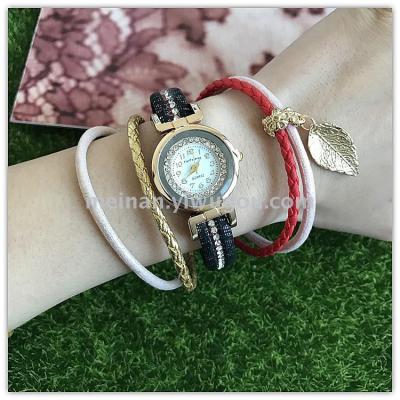 2017 the latest model of the pendant leaf watch pure Handmade Bracelet
