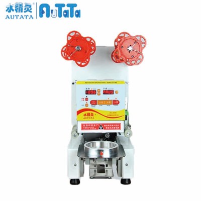 Full-Automatic Milk Tea Sealing Machine Att-95n Cup Sealing Machine