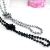 8cm Flat Beads Knotted 1.2 M Necklace