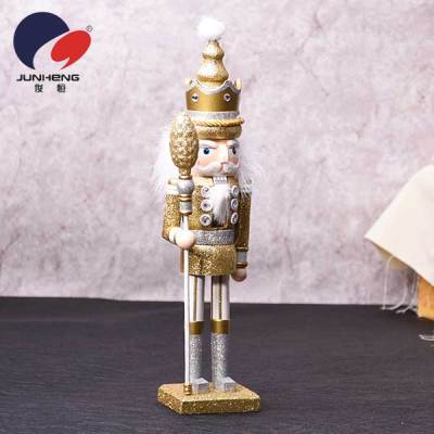 Bj4201 Walnut Soldier Hand-Painted Wooden Nutcracker Domestic Ornaments Gift