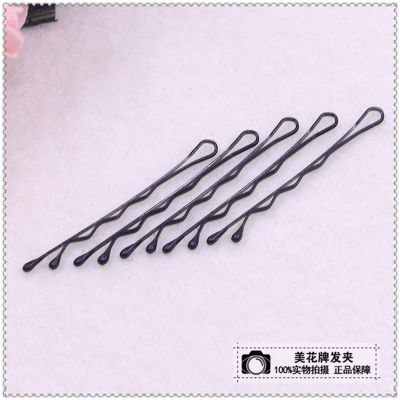 Studio special hair clip clip hair decoration steel wire clip black word clip