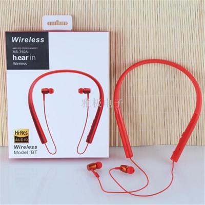 Stn-750a neck sport bluetooth headset metal bass smart universal